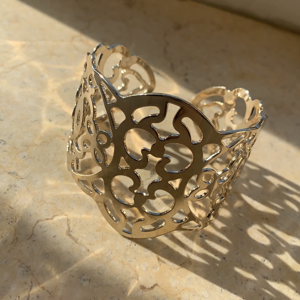 Vintage Gold Cuff Bracelet